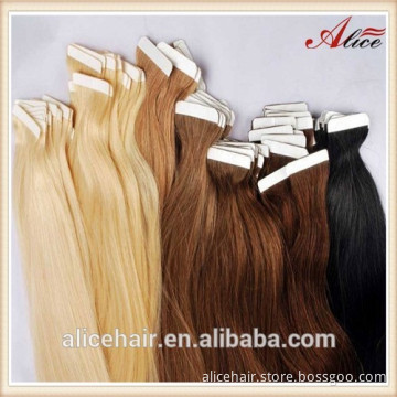 Wholesale remy russian tape in hair extensions